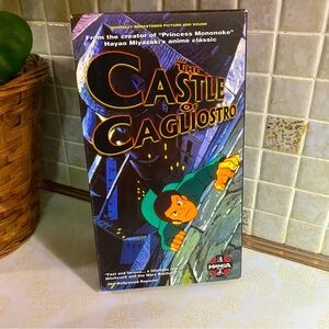 Vintage Hayao Miyazaki VHS movie The Castle of Cagliostro Anime classic Manga